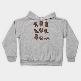 Chocolate Yoga Kids Hoodie